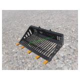 Unused GIYI Mini Skid Steer Rock Bucket ~44"