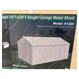 Unused Metal Garage 12' X 20'