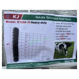 10 Rolls Unused Galvanized Fencing ~4' X 100'