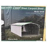 Unused All-Steel Carport ~41' X 20'