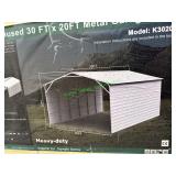 Unused Metal Garage ~30' X 20'