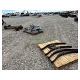 Axles W/Springs & Wheels ~10,000Lbs