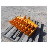 Unused GIYI CAT305 Excavator Dense Teeth Rake ~44"