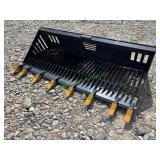Unused Landhonor Skid Steer Rock Bucket ~78'