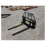 Unused AGT Skid Steer Forks: ~48' Forks