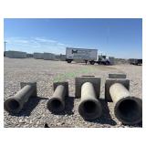 4 Concrete Head Gates ~48'