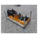 Unused GIYI Skid Steer Heavy Duty Auger w/ 3 Bits