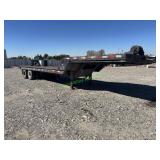 1974 TrailEze 2 Axle Hyd Dovetail Semi Trailer~43