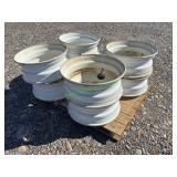 8 Steel 10 Hole Bud Wheels 22.5'