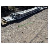 Unused Pacific Rib Gray Steel Siding