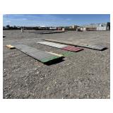 Unused Post Rib Gray Steel Siding