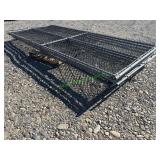 2 Chain Link Double Gates