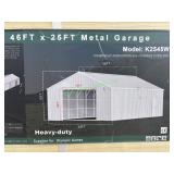 Unused Metal Garage/Barn Shed ~46