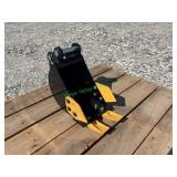 Unused Mini Excavator Toothed Bucket ~8"