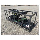 Unused Mower King Skid Steer Bulldozer Blade ~95"