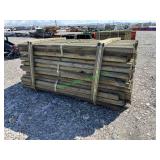~3' X 7' Round Posts ~190 Pieces