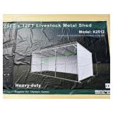 Unused Metal Livestock Shed ~25