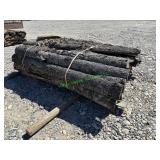 ~80 Pine Half Log Lumber ~8'