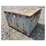 Seed Bin/ Scrap Metal Bin W/ Lid ~61"X61"X36
