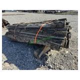 ~80 Pine Half Log Lumber ~8'