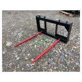 Unused Skid Steer Bale Fork ~47"