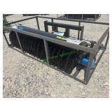 Unused Mower King Angle Broom ~74"
