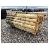 ~50 Unused Round Posts ~5" X 7