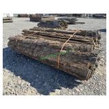 ~80 Pine Half Log Lumber ~8'