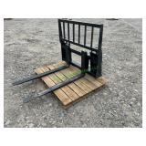 Unused AGT Sq. Skid Steer Forks: ~48" Forks