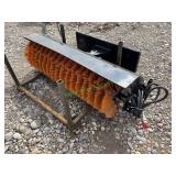 Unused GIYI Skid Steer Adj Angle Sweeper ~68"