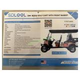 Unused OFF ROAD Electric Golf Cart- Blk w/ Chrome