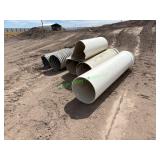 4 PVC Culverts ~18' X 4'-7'; 2 Metal Head Gates