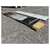 Unused Post/Pacific Rib White Steel Siding
