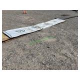 Unused Post Rib Charcoal Steel Siding