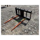 Pabreak Skid Steer Bale Fork ~48" Spears
