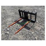 Pabreak Skid Steer Bale Fork ~48" Spears
