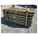 ~3' X 7' Round Posts ~190 Pieces