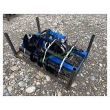 Unused GIYI Skid Steer Auger w/ 3 Bits