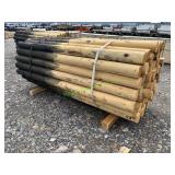 ~50 Unused Round Posts ~5" X 8