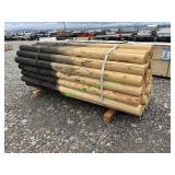 ~50 Unused Round Posts ~5" X 8