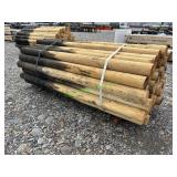 ~50 Unused Round Posts ~5" X 8