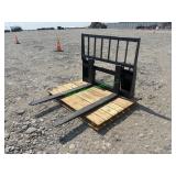 Unused Mower King  Steer Forks: ~48"
