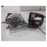 Skill Saw & Master Mechanic Jig Saw