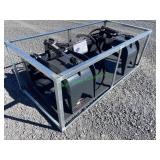 Unused Wolverine Skid Steer Grapple Bucket ~72"