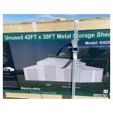 Unused Metal Storage Shed/Building 42