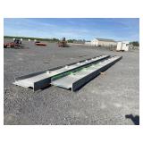 2 Galvanized I Beams ~44