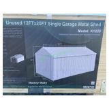 Unused Metal Garage Shed ~12