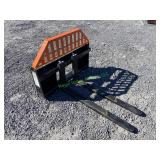 Unused Wolverine Skid Steer Pallet Fork ~56"