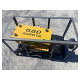 Unused AGT PD680-PZ Skid Steer Hyd Breaker