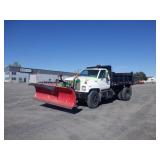1991 GMC Top Kick Dump Truck w/ Snow Blade